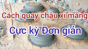 khuôn quay chậu tròn 90.1m.1m1 và đôn khuôn phù hợp 3 kích thước khuôn chất lượng.