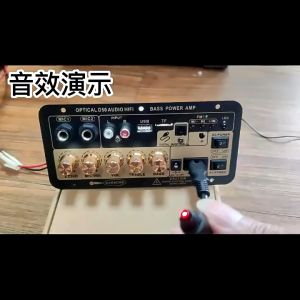 【🔥Free ship🔥】Bảng Mạch Khuếch Đại Âm Thanh Nổi 5.0 Bluetooth Kỹ Thuật Số AC 220V 12V 24V Loa Siêu Trầm Bộ Khuếch Đại Kép Cho Loa 8Inch Có Mic