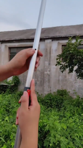 【เหล็ก sk5 นำเข้า】กรรไกรตัดกิ่ง กรรไกรเก็บผลไม้ ยืดสไลด์ได้1.5-4.3M กรรไกรตัดต้นไม้ คมมาก ตัดง่าย เบาแรง กรรไกรตัดกิ่งไม