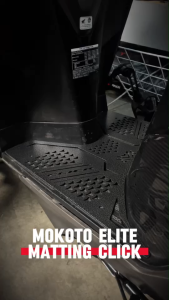 MOKOTO ELITE CLICK V2 V3 V4 FOOTBOARD MATTING STAINLESS / ANTI-SLIP FOOTSTEP PLATE COVER FOR HONDA CLICK MOTORCYCLE 1PC
