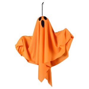 ไฟตกแต่งสยองขวัญฮาโลวีนผีสีขาวเรืองแสง IP65กันน้ำเรืองแสงผีแขวนประตูสำหรับการตกแต่งบ้านในสวนฮาโลวีน