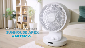 Quạt tuần hoàn không khí Sunhouse Apex APF7310W -  Đảo gió 4 chiều - Tuần hoàn không khí - Động cơ đồng bền bỉ