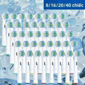 4/8/16/20/40 Chiếc Đầu Bàn Chải Đánh Răng Thay Thế Tương Thích Oral-B Bàn Chải Đánh Răng Điện Bằng Nhựa Dành Cho Người Lớn Dùng Cho Mục Đích Chuyên Nghiệp