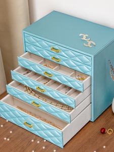 Luxury Multi-layer Jewelry Storage Box for High-end Handcrafted Watches and Precious Jewels Ideal Gift for Women