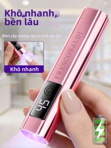 1 Đèn UV Mini Cầm Tay Làm Móng Nghệ Thuật Đèn LED Di Động Sạc USB Máy Sấy Móng Gel Màn Hình Hiển Thị Dùng Chăm Sóc Móng