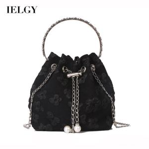 IELGY Túi Vải Kèm Túi Xô Túi Messenger Dây Xích Thời Trang Đơn Giản Cho Nữ