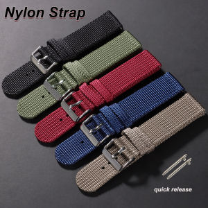 18mm 20mm 22mm 24mm Watch Band Strap for Omega for Seiko for Casio Business High Quality Nylon Men Women Quick Release Watchband