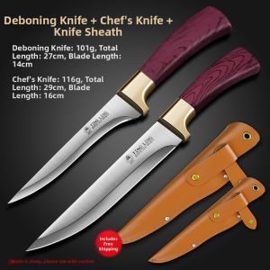 WZGL | High Manganese Steel Sharp Pointed Knife for Butchering and Deboning