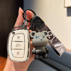 Smart Key Organizer Bag for Hyundai Modern Ix35 Ix25 Name Tu Sheng SonaTa9 RuiNa Shell Buckle TPU Soft Rubber Commuting Style