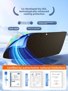 HELLOLEIBOO | Sun Protection Car Sunshade for Windshield
