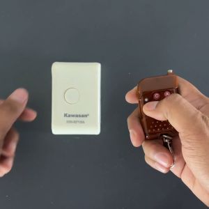 Công tắc điều khiển từ xa công suất tải 750w khoảng cách 100-300m (tùy môi trường sóng) 220V Kawasan RF15A-RM01B