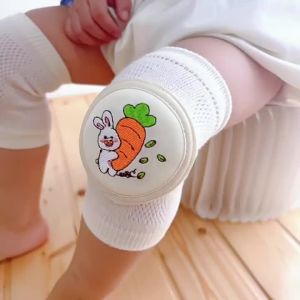 HamshMoc Baby Knee Pads Breathable Mesh Thick Sponge Anti-Slip Anti-Fall Crawling Walking Knee Protectors For Toddlers