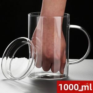 XSR | Heat-Resistant Durable Large Capacity Glass Cup 1000ml