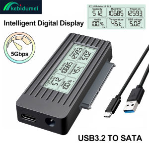 KEBIDU | Kebidumei USB to SATA Adapter Converter Cable USB 3.1 3.0 to SATA Converter for 2.5 3.5 SSD External HDD Adapter Accessories