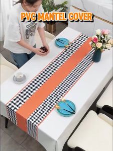 ✅4/6/8/10/12seater Table Cloth Cover Table Mantle Waterproof Dining Table Cloth For Table Cloth Picnic mat Tablecloth Pvc