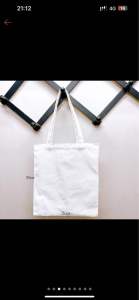 Túi canvas túi tote trắng dày