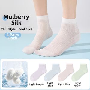 NEARKINS | Breathable Deodorant Cooling Boneless Silk Socks