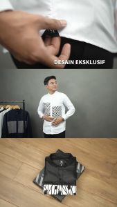 Nakabi Al Qarny 04 Kemeja Pria Slim Fit - Kemeja Koko Formal Lengan Panjang Katun Premium