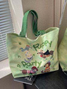 2024 New Fashion Simple Shoulder Bag Casual All-Match Letters Tote Bag Trendy Ins Style Large Capacity Womens Bag