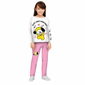 Baju Tidur Anak Perempuan BTS / Baju Tidur Anak Cewek/ Setelan Anak Perempuan BTS