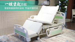 Hospital Bed for Home Use Hospital Bed for Elderly Elderly Bed Hospital Bed Electric Nursing Bed Electric Nursing Bed Home Complete Song Medical Bed with Commode 200*96*52 Including Mattress COD