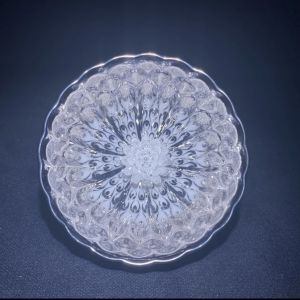 Ice Clear Porcelain Tea Cup Owner Cup Kiln Body Glazed Lotus Pattern Ceramic Tea Bowl for Gongfu Tea Drinking And Serving