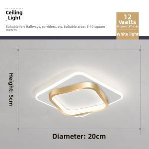 FANZHEN | Nordic Minimalist Black And White Ceiling Light
