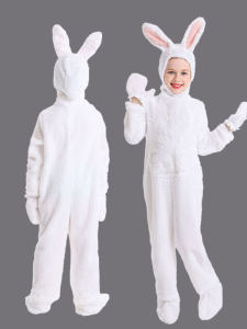 น่ารัก ตุ๊กตากระต่ายเครื่องแต่งกายสําหรับเด็กฮาโลวีนชุดปาร์ตี้สัตว์ป่าธีมเนอสเซอรี่แสดง < Ne2>