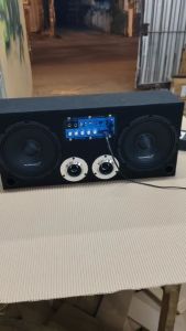 ลำโพงบูลทูธ ลำโพงบูลทูธเบสหนัก ลำโพงฟังในบ้าน ชุดสำเร็จเสียงดี ดอก 8 นิ้ว แอมป์คาราโอเกะ ปรับECHOได้