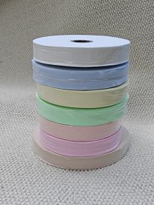 Ultra-Thin Soft Pure Cotton Knitted Sweat Cloth Edge Strip Baby Children Special Use Fluorescent Agent Free Cutting 3.5cm