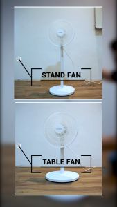 Hulmers Kipas Elektrik 4 Dalam 1 Berkuasa dengan 15 Bilah Kipas Berdiri & Meja Boleh Laras Tiupan Angin Kuat | 15 Blades Powerful 4 In 1 Electric Stand Fan Adjustable Stand Fan Strong Wind