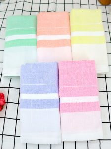 Premium Silk Luster Towel 1081 Adult Face Wash Thin Pure Cotton Easy to Dry Single Color Childrens Towel Boat Brand Home Textile
