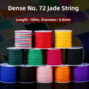 Jade Pendant Beading Thread Red