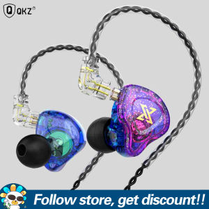 QKZ AK6 MAX Earphone Dynamic HiFi Bass Music IEM Headphones Noise Cancelling In Ear Earbuds Sprots Running Gaming Wired Headsets 2PIN Detachable Monitors For Smartphones MP3 MP4 Players Tablet Laptops Computers