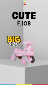 MAINAN SEPEDA RODA EMPAT BALANCE BIKE CUTE PMB F108