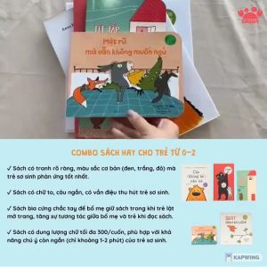 Sách - Combo Sách Hay Dành Cho Trẻ Độ Tuổi 0-2 - Crabit Kidbooks