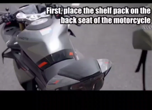 Tas Ransel Belakang Sepeda Motor Rockbros AS-096 Waterproof Luggage Motorcycle Saddle Bag