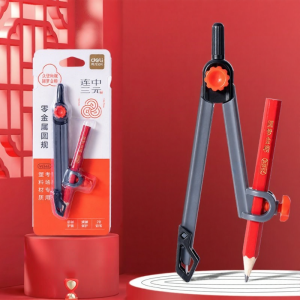 deli | Compass nhựa thân thiện với kỳ thi cho học sinh