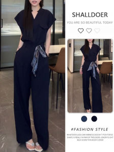 Shalldoer | Fashionable Commute Suit Womens Slimming Single Button Two Piece Set High Waist Design Summer New Arrival Elegant Style