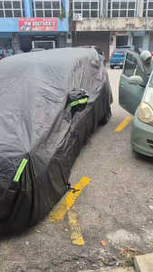 Full 4 Layers Car Cover Waterproof Dirt Resistant Sun Protection Car Cover 190T Size SEDAN HATCKBACK SUV MPV