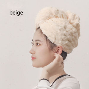 Dry Hair Cap for Women Thickened and Super Absorbent Headscarf for Wiping Hair Quick Drying Cap Dry Hair Towel