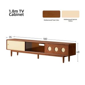WEISHA | Vintage Bauhaus Real Wood TV Cabinet
