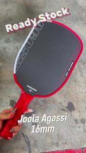 【COD】Joola Pickleball Paddle Agassi Pro Pickleball Paddle T700 Carbon Fiber 16mm USA Certification Professional Competition Racket Men and Women Matte Rough Surface Pickleball Racket Set
