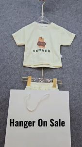 ไม้แขวนกางเกง ไม้หนีบกางเกงเด็ก หนีบกางเกงใส พลาสติกใส รุ่น หนีบ PP04เด็ก 12 ไม้