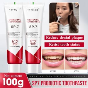 SP7 Probiotic Toothpaste Teeth Whitening Toothpaste Remove Yellow Teeth Oral Odor Prevent Plaque Fresh Breath