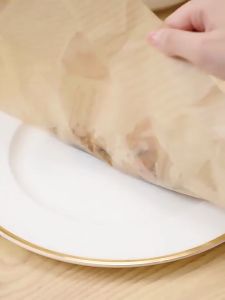 100pc Food Grade Greaseproof Burger Wrap Food Wrapping Paper Oil Proof Paper Snack French Fries Pad Paper Oil Pape