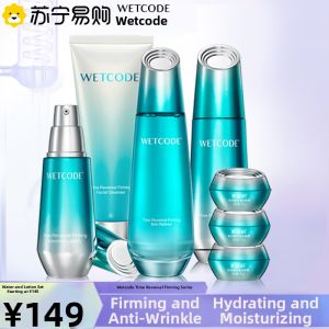 WetCode Timeless Skin Care Set Hydrating Anti-Aging Moisturizer Anti-Oxidant Beauty Products for Face Care Normal Size