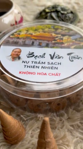 Hộp Trầm Bạch Vân Tiên 32 Nụ trầm hương Xông Nhà Tẩy Uế Thu hút Tài Lộc Dùng Cho Lư và Thác khói ngược thời gian đốt 30 phút /1 nụ trầm hương Bạch Vân Tiên không hóa chất