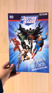 Justice League - Defenders of Earth Coloring and Activity Book