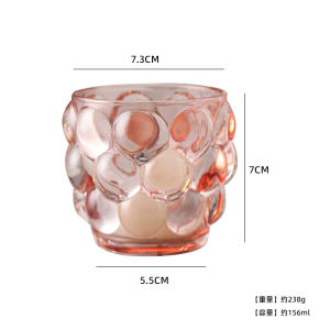 Modern Simplicity Glass Candle Holder DIY Wax Pouring Cup Home Decorations Bed & Breakfast Dinner Props for Block And Cup Shaped Candles